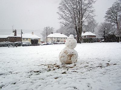 Snowman on the Green